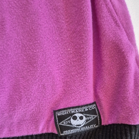 Disney Purple Nightmare Before Christmas Pajama Shirt - Picture 3 of 5